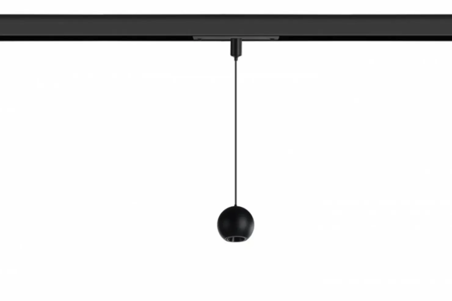 Czarna kula LED do szyny 1-fazowej magnetycznej AZ4627 z serii KO*Sklep Kaja New