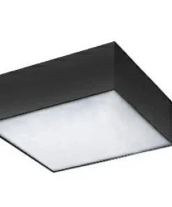 Czarna, kwadratowa lampa LED 22x22cm 3000K AZ2271 MONZA | Kaja*Sklep Kaja Fashion