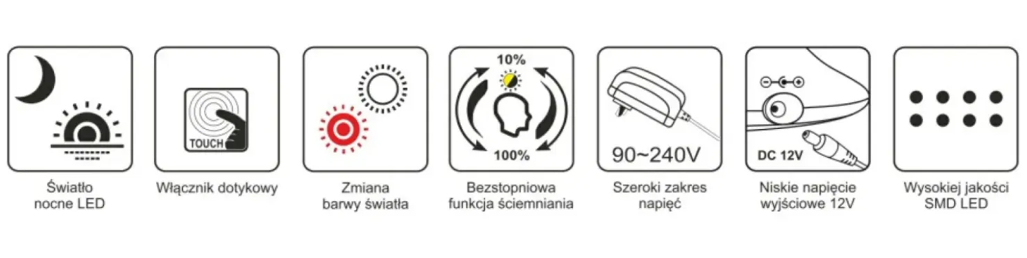 Czarna lampa biurkowa LED z pojemnikiem K-BL1301 z serii TOLA*Sklep Kaja Flash Sale
