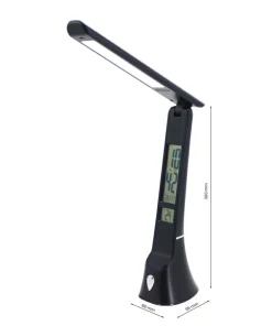 Czarna lampa biurkowa, zintegrowany LED ML6108 z serii TO*Sklep Kaja Best