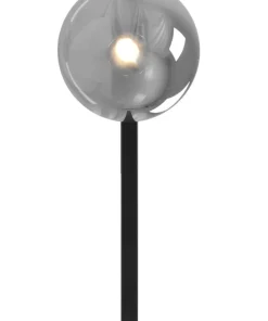 Czarna lampa ścienna, kinkiet z grafitowym kloszem K-5467 z serii PAXI*Sklep Kaja Outlet