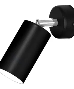 Czarna lampa ścienna w kształcie tuby K-4408 MONTI | Kaja Oświetlenie*Sklep Kaja Outlet