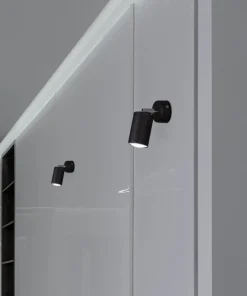 Czarna lampa ścienna w kształcie tuby K-4408 MONTI | Kaja Oświetlenie*Sklep Kaja Outlet