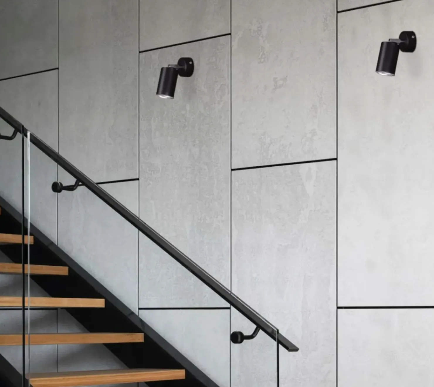 Czarna lampa ścienna w kształcie tuby K-4408 MONTI | Kaja Oświetlenie*Sklep Kaja Outlet