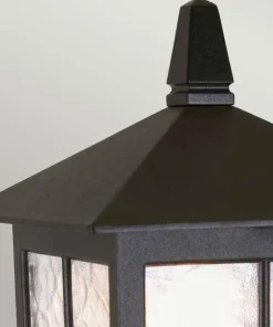 Czarna lampa cokołowa, stojąca BL25-BLACK z serii WINCHESTER*Sklep Kaja Outlet