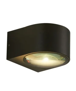 Czarna lampa elewacyjna LED 10W 4000K OWL-8082-4K PESARO | Kaja*Sklep Kaja Hot