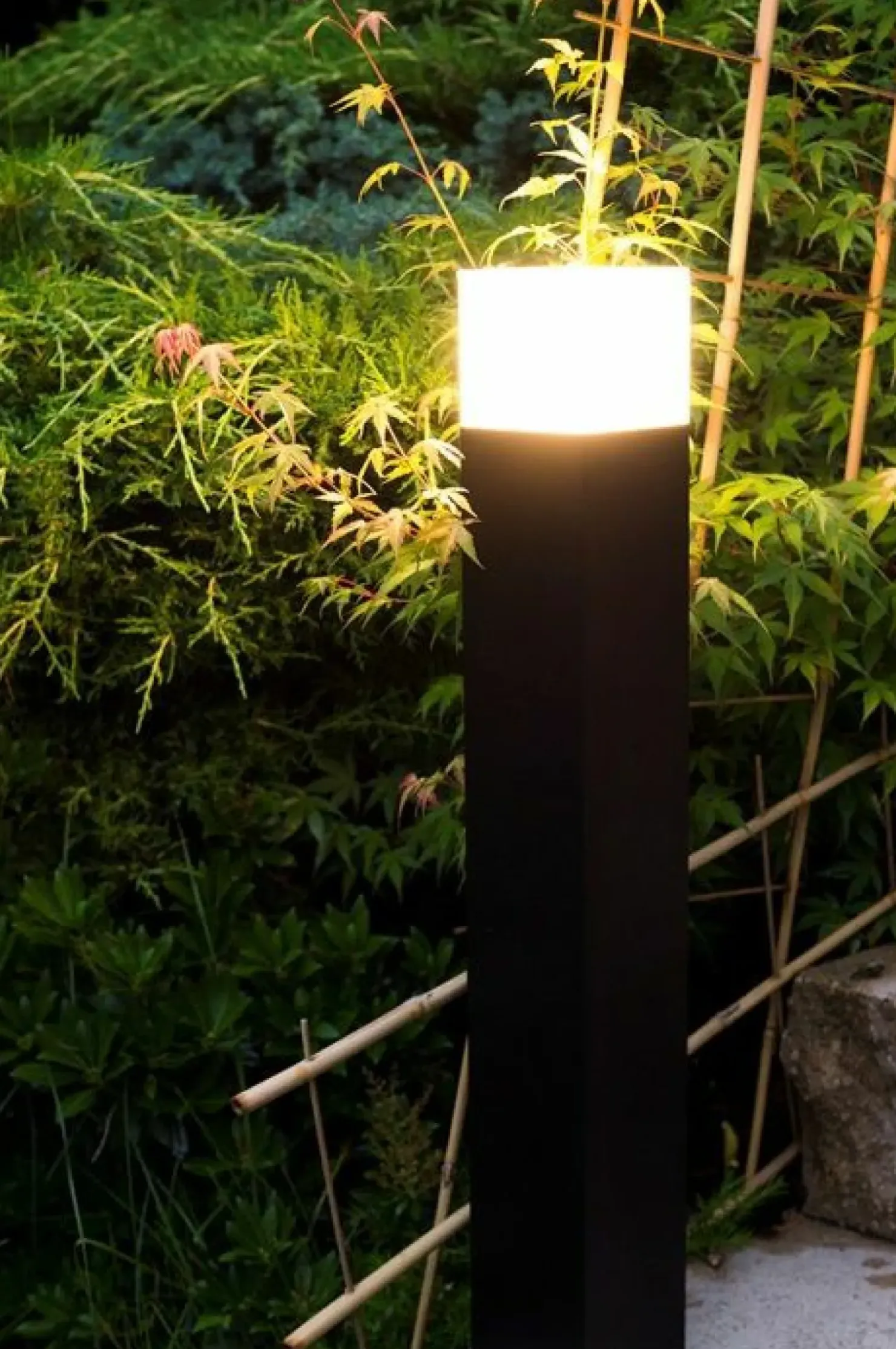 Czarna lampa elewacyjna, oświetlenie garażu CB-K BL z serii CUBE | Kaja Oświetle*Sklep Kaja New