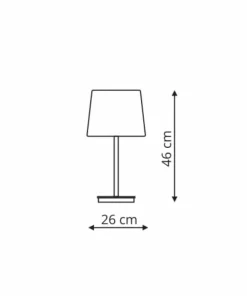 Czarna lampa na szafkę nocną LP-332/1T BK MARBELLA | Kaja Oświetlenie*Sklep Kaja New