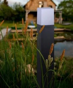 Czarna lampa ogrodowa klasyczny słupek K-8142 GENEVA | Kaja*Sklep Kaja Online