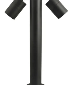 Czarna lampa ogrodowa stojąca dwukierunkowa AZ4456 ROLF | Kaja*Sklep Kaja Flash Sale