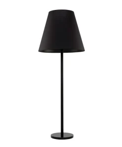 Czarna lampa podłogowa z stożkowym abażurem 9736 | Kaja Oświetlenie*Sklep Kaja Best Sale