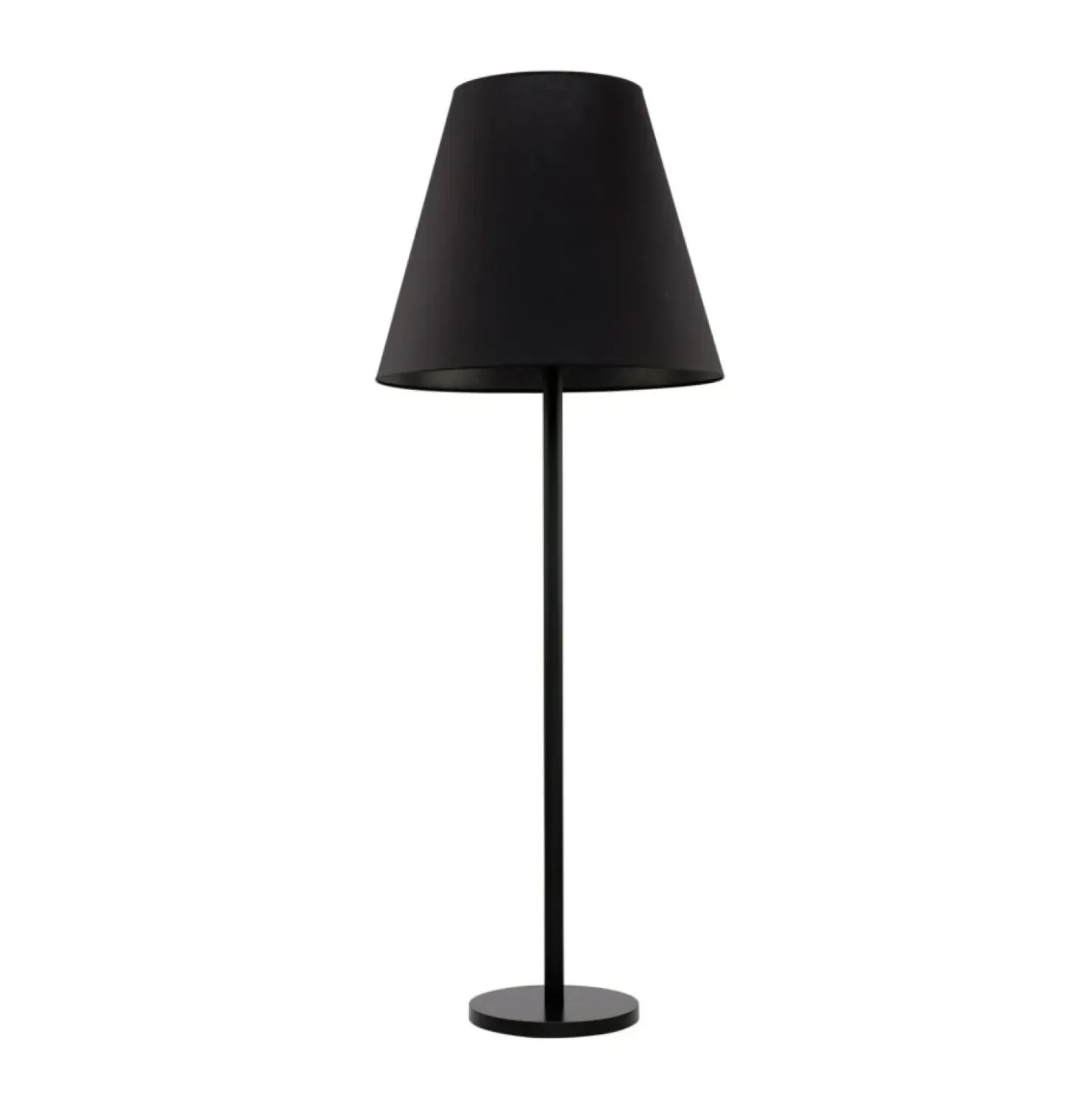Czarna lampa podłogowa z stożkowym abażurem 9736 | Kaja Oświetlenie*Sklep Kaja Best Sale