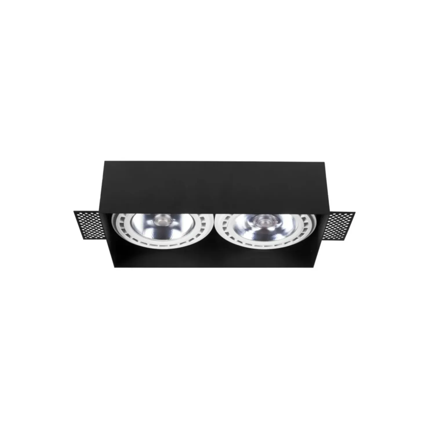 Czarna lampa podtynkowa, dwa źródła światła 9403 | Kaja Oświetlenie*Sklep Kaja Hot