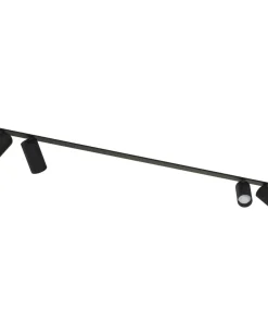 Czarna lampa podtynkowa z czterema reflektorami 7836 | Kaja*Sklep Kaja Store