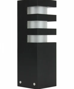 Czarna lampa stojąca, mocowana na fundamencie RADO 3 BL z serii RADO | Kaja Oświ*Sklep Kaja Hot
