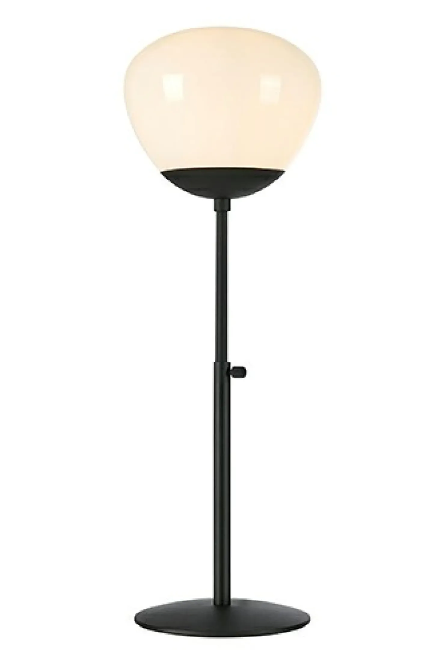 Czarna lampa stołowa z białym kloszem 108276 | Kaja Oświetlenie*Sklep Kaja Store