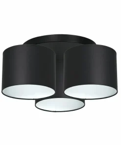 Czarna lampa sufitowa z klasycznymi abażurami LX 3469 z serii ARDEN*Sklep Kaja Cheap
