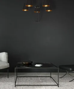 Best Sale Sklep Kaja Czarna lampa sufitowa z ozdobnymi abażurami MLP4913 z serii VICTORIA | Kaja Oświ
