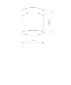 Czarna lampa sufitowa z trzonkiem G9 8055 | Kaja Oświetlenie*Sklep Kaja New