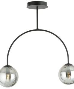 Cheap Sklep Kaja Czarna lampa sufitowa z wygiętym w łuk stelażem 1287/2 z serii ARCHI