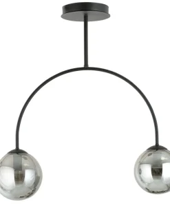 Cheap Sklep Kaja Czarna lampa sufitowa z wygiętym w łuk stelażem 1287/2 z serii ARCHI