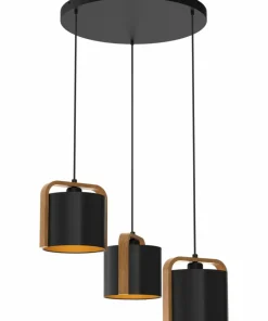 Online Sklep Kaja Czarna lampa wisząca, dekoracyjne abażury LX 4131 z serii JONKO | Kaja