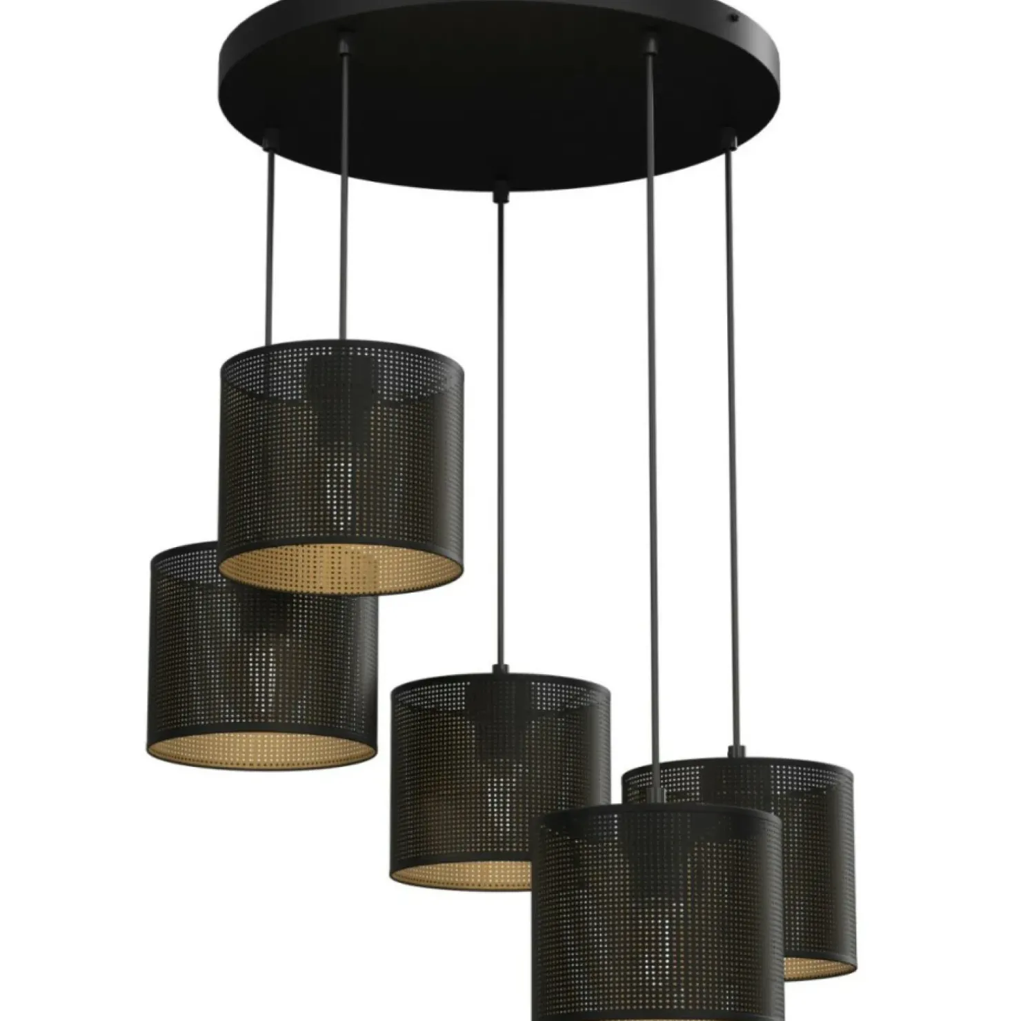 Online Sklep Kaja Czarna lampa wisząca do stylowego salonu LX 5255 z serii LOFT SHADE