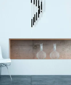Best Sklep Kaja Czarna lampa wisząca LED o mocy 12W ML6161 z serii CARBON | Kaja Oświetlenie