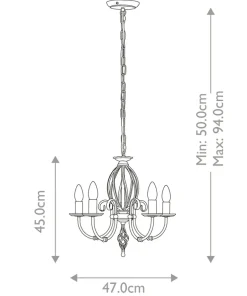 Czarna lampa wisząca na łańcuszku ART5-BLACK z serii ARTISAN*Sklep Kaja Flash Sale
