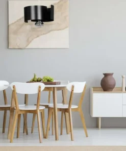 Discount Sklep Kaja Czarna lampa wisząca na ozdobną żarówkę 284/1 VIXON | Kaja Oświetlenie