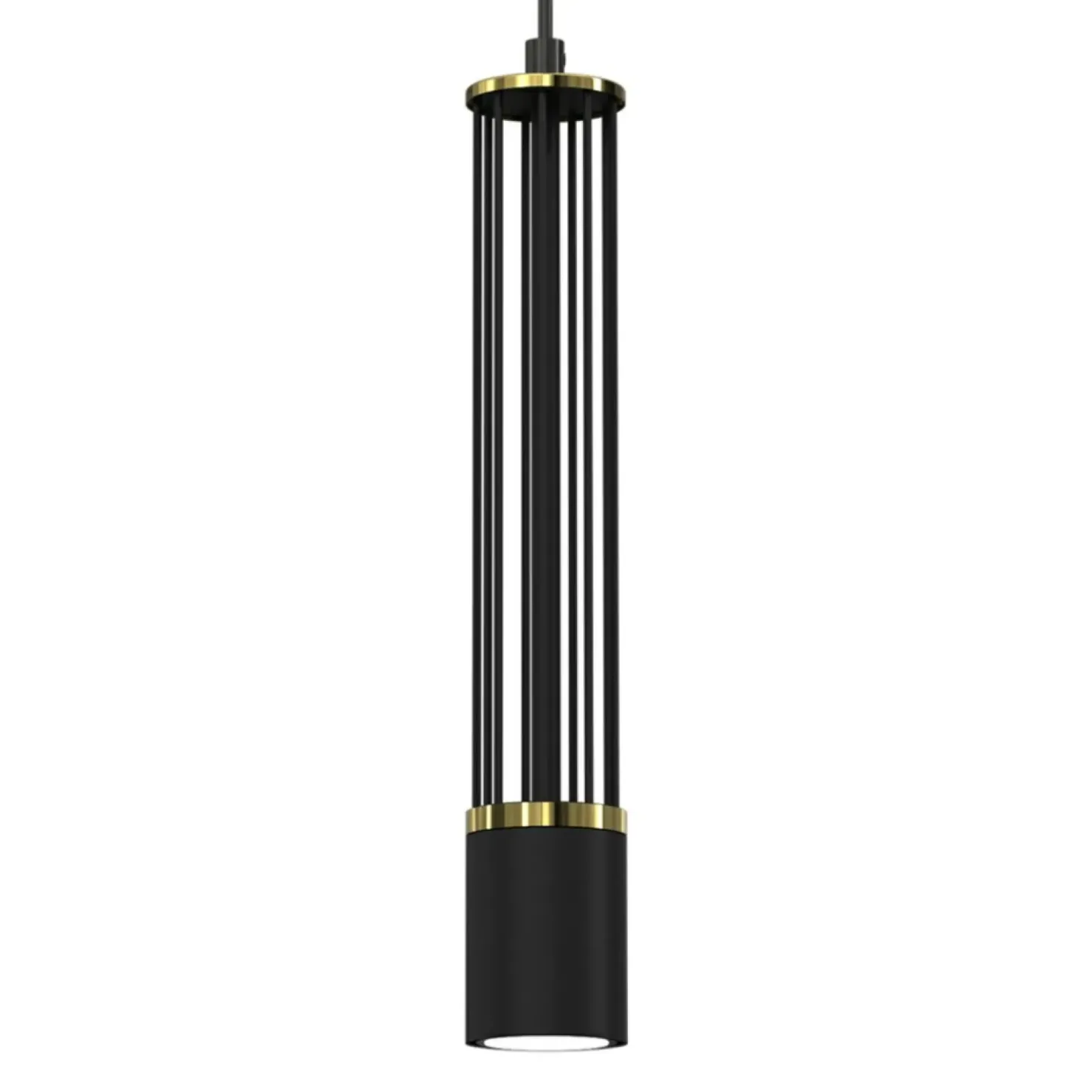 Discount Sklep Kaja Czarna lampa wisząca, nowoczesna tuba MLP8409 z serii ESTILO | Kaja Oświetlenie