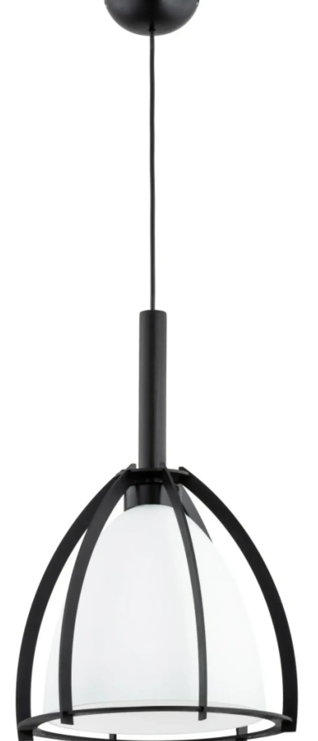 Hot Sklep Kaja Czarna lampa wisząca, ozdobny klosz AL 61363 z serii POMA | Kaja Oświetlenie