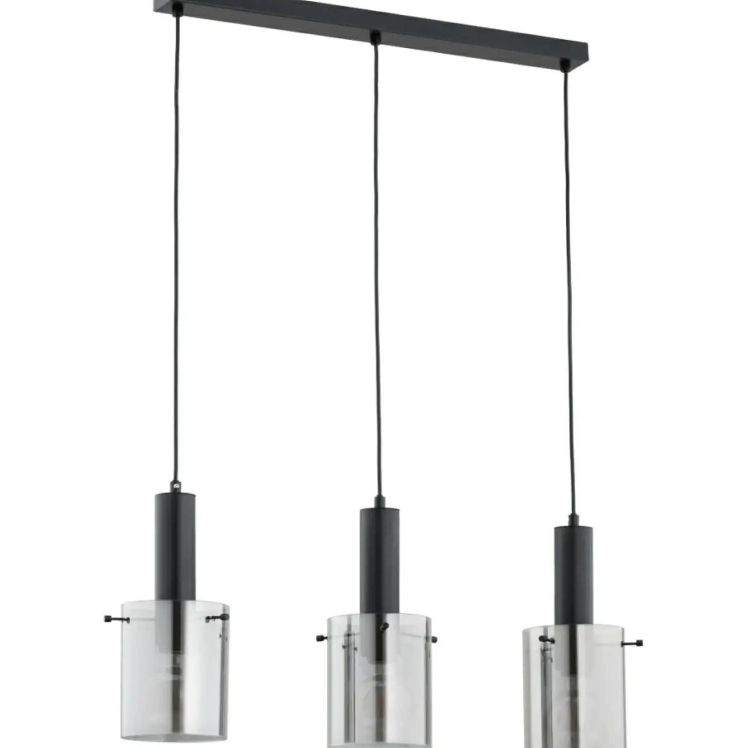 Fashion Sklep Kaja Czarna lampa wisząca, podłużna listwa AL 62402 z serii CELIA
