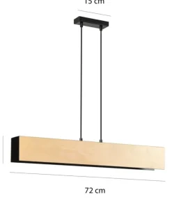 Store Sklep Kaja Czarna lampa wisząca w stylu skandynawskim 610/3 | Kaja Oświetlenie