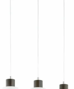 Cheap Sklep Kaja Czarna lampa wisząca z białymi kloszami AL 62321 EVIC | Kaja