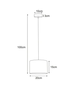 Czarna lampa wisząca z dwuczęściowym abażurem K-5220 z serii ZIMBO*Sklep Kaja Shop