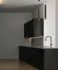 Best Sklep Kaja Czarna lampa wisząca z jednym źródłem światła MLP6239 z serii DANI | Kaja Oświet