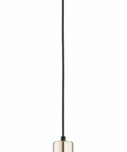 Discount Sklep Kaja Czarna lampa wisząca z odsłoniętą żarówką AL 61170 LETO | Kaja