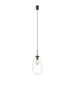Best Sale Sklep Kaja Czarna lampa wisząca, z regulowaną wysokością 7798 | Kaja Oświetlenie transparentny