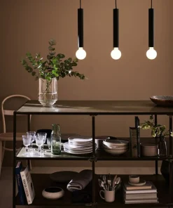 Best Sale Sklep Kaja Czarna lampa wisząca z trzema źródłami światła 108262 | Kaja