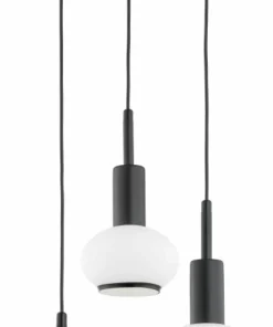 Store Sklep Kaja Czarna lampa wisząca z trzema zwisami AL 62310 ZEBRA | Kaja