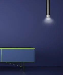 Best Sklep Kaja Czarna lampa wisząca ze srebrnymi zrobieniami 643/1 | Kaja Oświetlenie