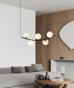 Discount Sklep Kaja Czarna lampa wisząca ze złotymi elementami 1298/5 z serii RITZ | Kaja