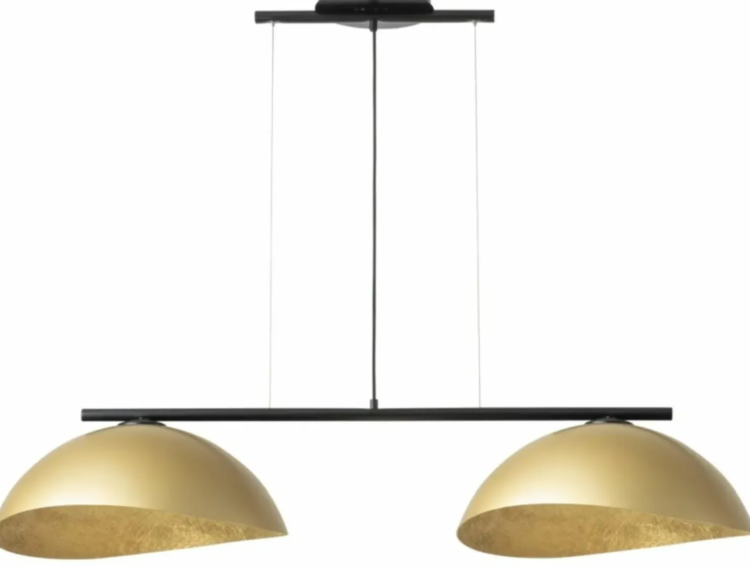 Shop Sklep Kaja Czarna lampa wisząca ze złotymi kopułami SIG 40580 SOLAR | Kaja