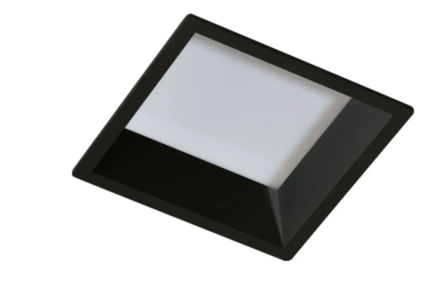 Czarna lampa wpustowa kwadratowa LED 3000K AZ4227 AIDA | Kaja*Sklep Kaja Store
