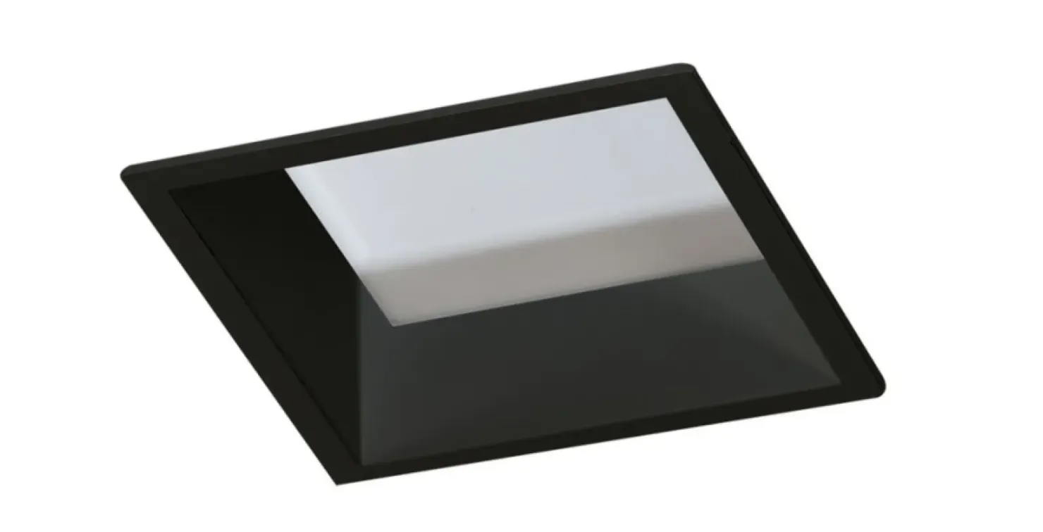 Czarna lampa wpustowa kwadratowa LED 3000K AZ4227 AIDA | Kaja*Sklep Kaja Store