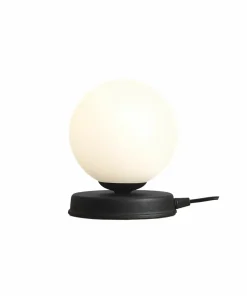 Czarna lampka biurkowa do gabinetu 1076B1_S BALL | Kaja Oświetlenie*Sklep Kaja Best Sale