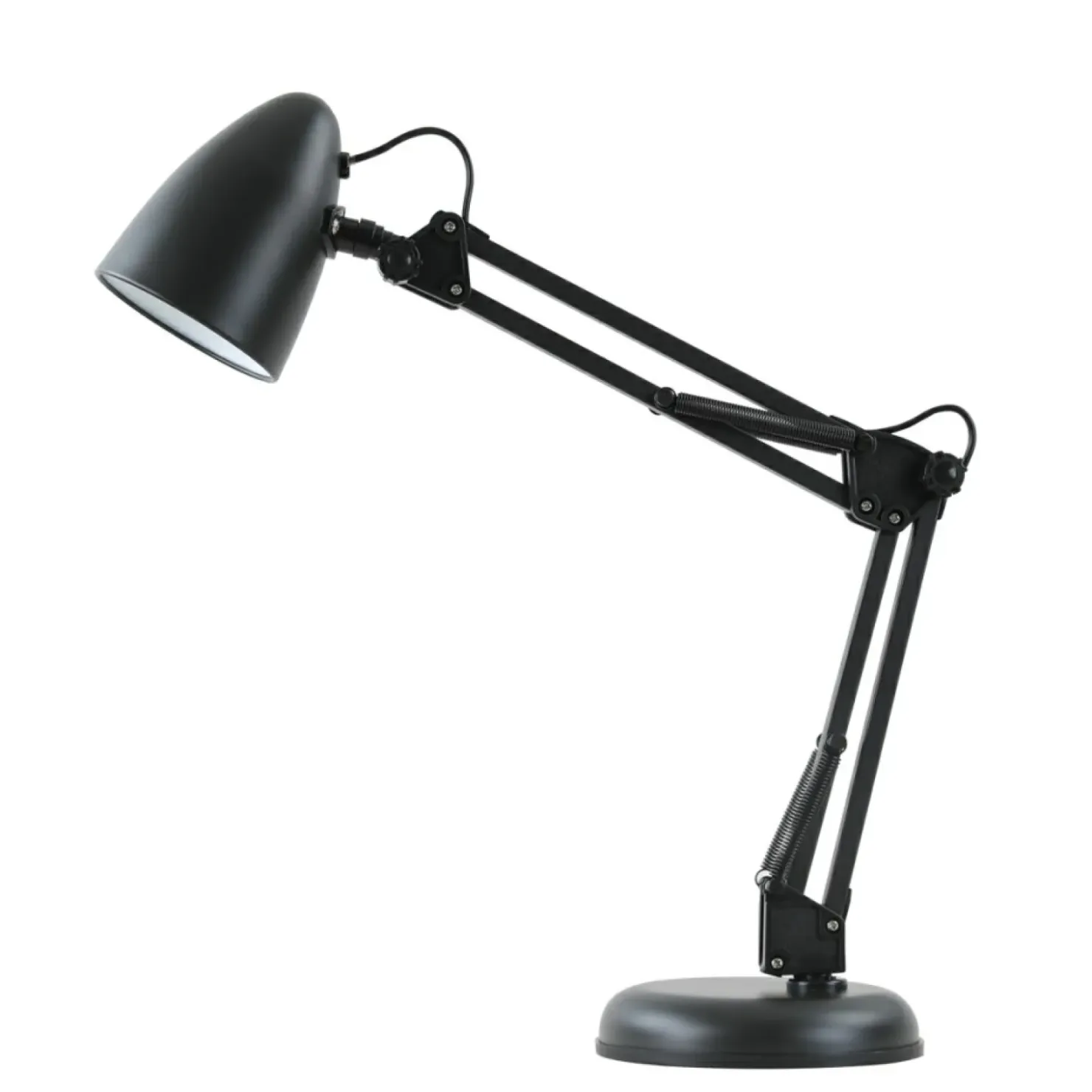 Czarna lampka biurkowa w stylu kreślarskim TB-29928-BK z serii NOTA*Sklep Kaja Flash Sale