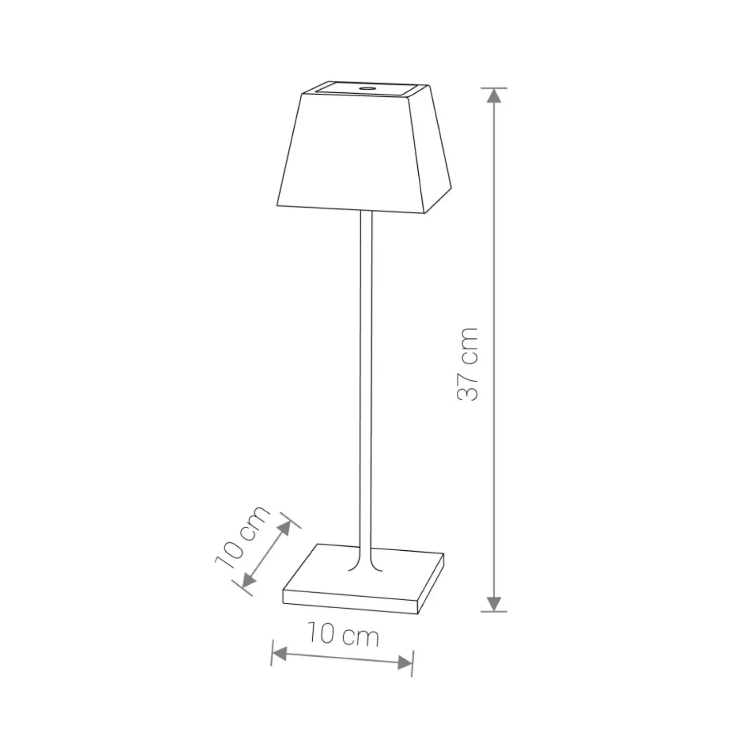 Czarna lampka nocna ze zintegrowanym LED-em 8398 | Kaja Oświetlenie*Sklep Kaja Fashion