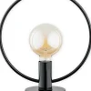 Czarna lampka stołowa połyskująca 1xE27 O2958 L1 CZA | Kaja*Sklep Kaja Shop